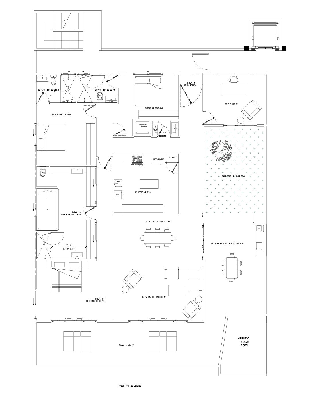 Penthouse Master Plan